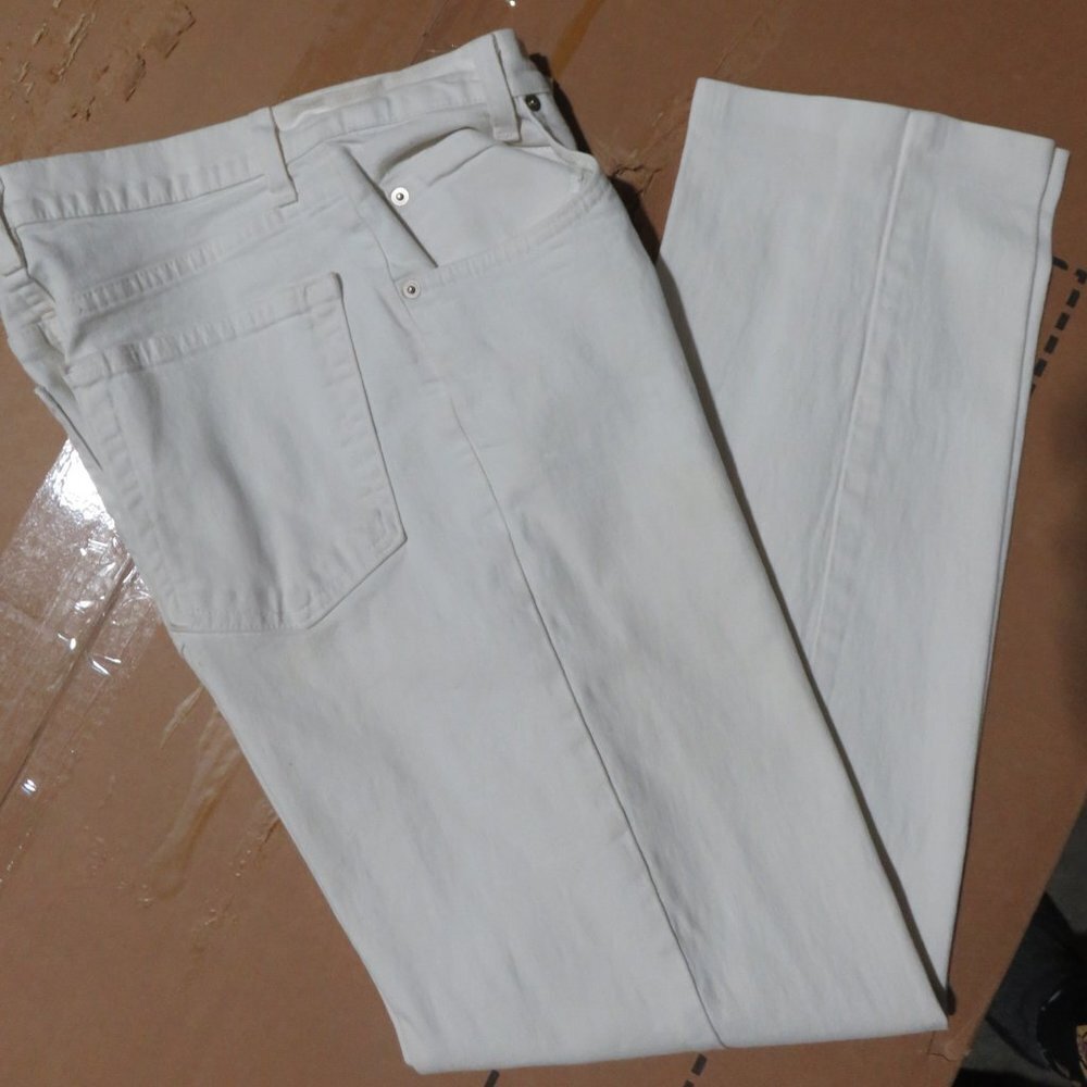 FDJ French Dressing Straight Leg Jeans Grey Cream size 6